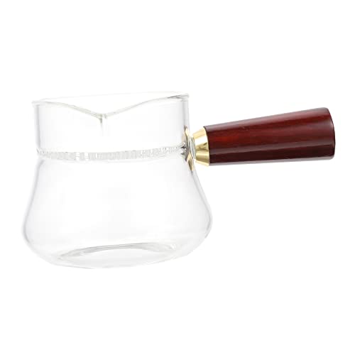 Ciieeo 1Pc Heat Resistant Tea Dispenser with Solid Handle Stylish Tea Service for Easy Pouring and Long Term Use for Home and Office