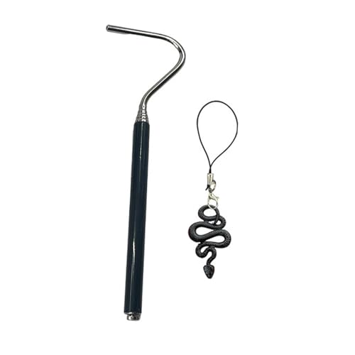 Generic Equipamento de ferramentas de manuseio de répteis de gancho de, Cordão de Cobra Preta