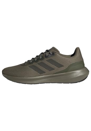 adidas Runfalcon 3.0 Shoes, Zapatillas Hombre, Olive Strata Shadow Olive Core Black, 43 1/3 EU