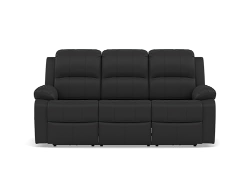 Bestmobilier Armand - Canapé 3 Places Relax électrique en Simili