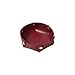 XjkBzverboHewssh Case Biżuteria, Pulpit Storage Box Plate Cosmetics Biżuteria Ganek Sundry Pole Przechowywanie Płyta Składana Składanie (Color : Red, Size : 12.5x12.5x4.5cm)