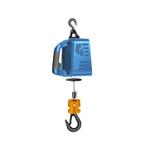 Micro Polipasto Eléctrico, Pequeño Elevador Con Control Remoto, Portátil, Cabrestante For Elevación Y Tracción para elevación y remolque(Remote 19m,500Kg)