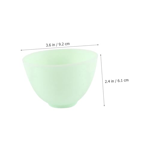FRCOLOR 5 pcs Cuencos de Silicona para Mezclar Mascarillas Faciales miniatura 5