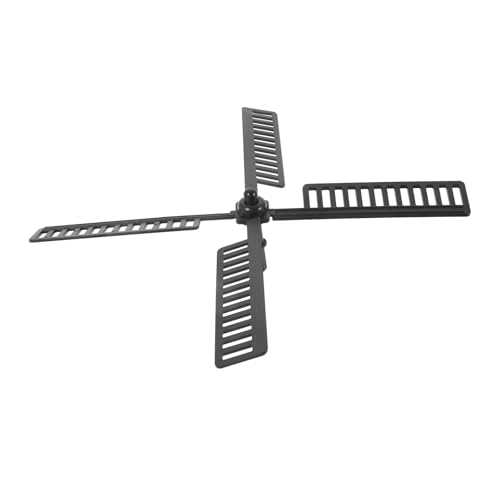 UPKOCH Pale De Moulin À Vent en Plastique 8.27X8.27 Pouces Accessoire ÉTanche Et Durable pour Moulin À Vent De Jardin DéCoration ExtéRieure PièCe De Remplacement pour ÉOlienne Solaire