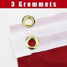 USA Pleated Fan Flag American US Bunting Flags Patriotic Half Fan Banner Flags with Brass Grommets for 4th of July Memorial Day Decoration Red White And Blue Bunting (4, 1.5x3 Feet) - Image 5