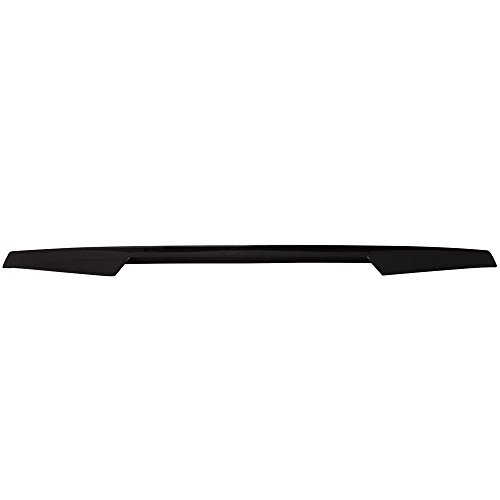 IKON MOTORSPORTS, Pre-Painted Trunk Spoiler Compatible with 2014-2019 Chevrolet Corvette C7, ABS Car Exterior Trunk Spoiler Rear Wing Tail Roof Top Lid, Painted Black # WA8555