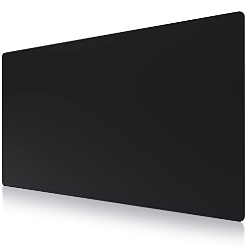 Titanwolf - XXXL Übergröße Mauspad 1600x800 mm - XXXL Großformat - Schreibtischunterlage - gummierte Rückseite - rutschfest und abwaschbar - Gaming - Präzision und Geschwindigkeit - Schwarz