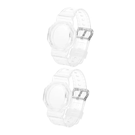 UKCOCO 2 Unidades Caso Pulseira Air-tag Para Adultos Pulseira Air-tag Para Crianças Suporte De Etiqueta De Ar Para Crianças Air-tag. Suporte Gel De Sílica Assistir Confortável