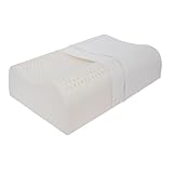 TIERSINI Natural Latex Thick Pillow for Large Person, Extra High Profile Cervical Support Pillow, Ergonomic Firm for Side & Back Sleepers, Neck & Shoulder Pressure Relief(5.3'/6.1')