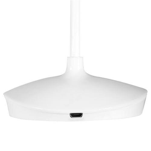 Cryfokt Lámpara de Escritorio LED Giratoria de 360° con Carga USB, Lámpara de Mesita de Noche con Interruptor Táctil Regulable para Leer, Trabajar, Escritorio Resistente y Plegable - imagen 3