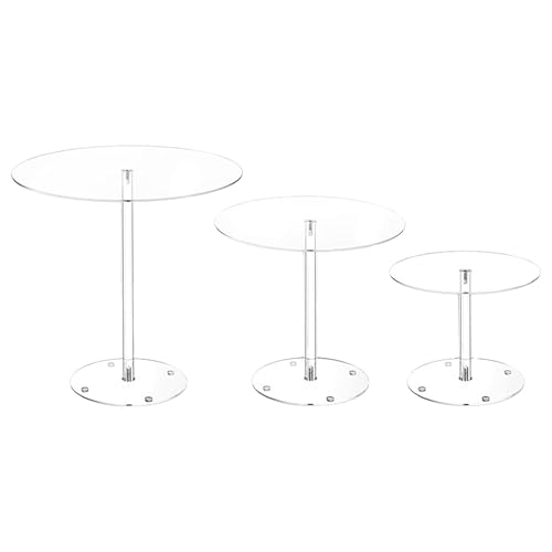 Alzata per torta nuziale, in acrilico, espositore per torte, per dessert, caramelle, biscotti, frutta, matrimoni, baby shower, feste di compleanno