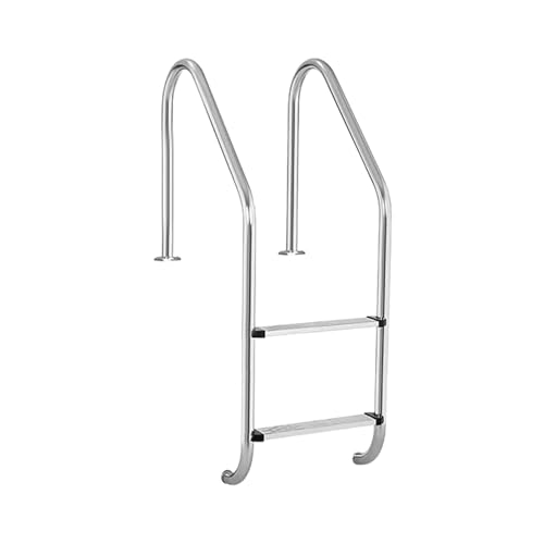 Escalera para piscina con 2 peldaños antideslizantes miniatura 1