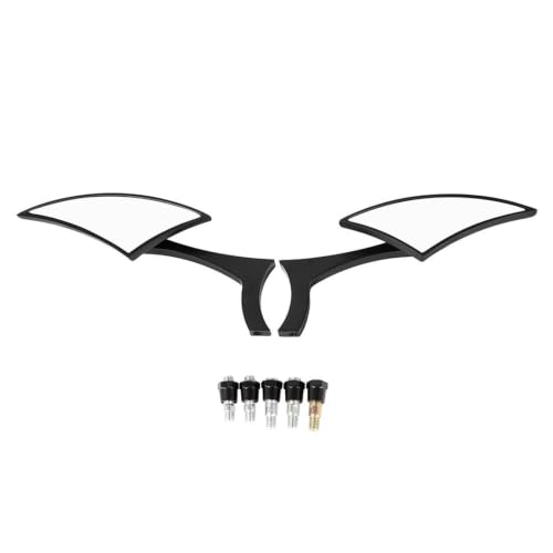 Retrovisor de motocicleta sin vibraciones de 8mm y 10mm para eliminar puntos ciegos en sport bike 5
