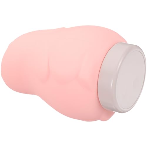 Bolsa de agua caliente de silicona rosa para mantener el calor en la oficina a diario