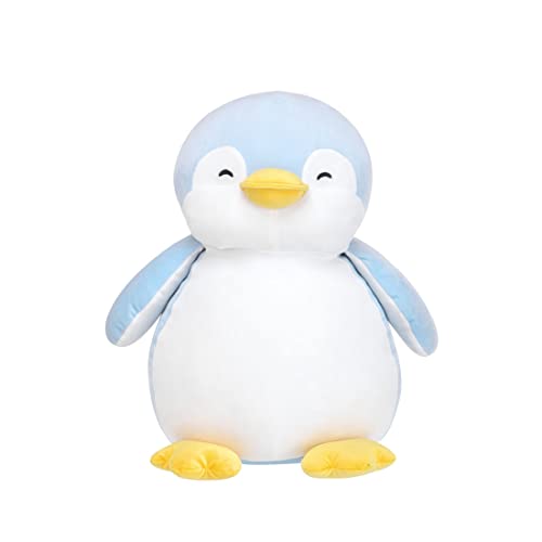 MINISO Large Penguin Plush Toy 15" (Blue) Stuffed Animal Toys Pillow Plushies for Home Decor Napping Kids Children Toddler Toys