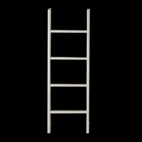 Escalera para litera reemplazable de metal, escalera blanca elevable para loft y niños 2
