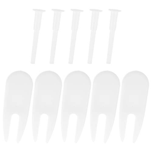 Abaodam 10Pcs Exercise Ball Plug Replacement Kit with Remover Puller Compatible with Yoga Balls Easy to Install Portable Convenient for Storage and Exercise