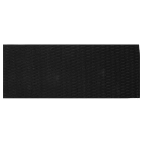 Totority Skimboard Tail Pad Anti-Slip Adhesive Surfboard Traction Pads Easy Install Black 90x35cm