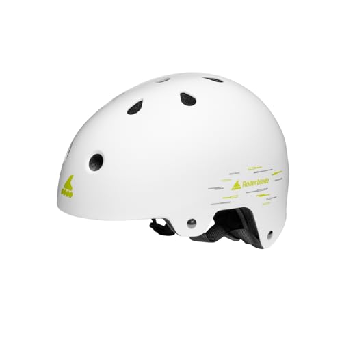 Casque Rollerblade RB JR 2025 Blanc protection roller enfant ajustable