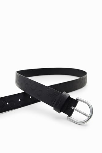 Desigual Geometric Leather Belt3