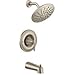 Moen T2233EPBN Eva Tub and Shower Faucet Trim with Eco-Performance Rainshower, Valve Required, Brushed Nickel