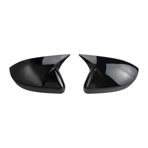 Coques rétroviseurs pour Jaguar E-Pace 2017-2021 en noir brillant