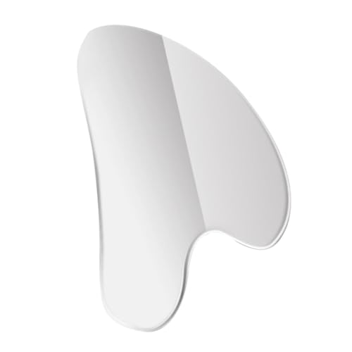 HEATSHAKING Herzförmiges Edelstahl Gesichtsmassagegerät Gesichtsgua Sha Tool Sanftes Massieren Glatte Kanten Kleine Leicht Tragbar für Frauen Hautpflege Zuhause Reise