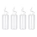 MECCANIXITY Needle Tip Bottle Precision Plastic Applicator with White Cap for DIY, Cleaning, Repair, Liquids, 50ml, 10 Pack