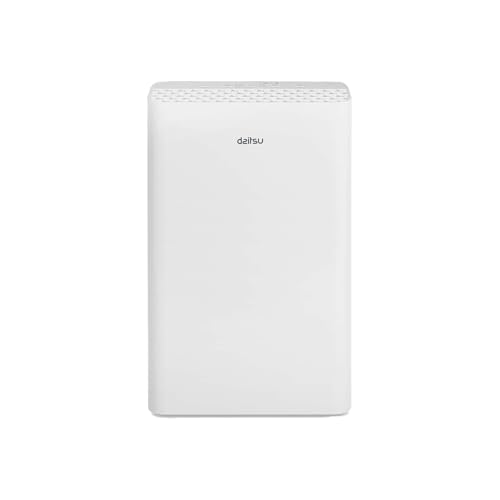 Daitsu - Purificador de Aire CADR-118 | Sistema de Filtrado Avanzado | 4 Velocidades | Programación Inteligente | Elimina 99.97% de Polvo y Humo | Bajo Consumo y Silencioso | Ideal para 20 m²