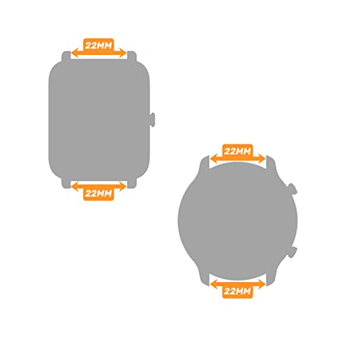 Estilo no Pulso, Pulseira compatível com Redmi Watch 5 Active silicone lisa 22mm cor:Cinza