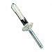 MTP-B8-6 Huck Magna-Tite Rivets, 1/4 Inch Dia. (.250) (.125-.375 GR) Dome HD, Alum Body, Alum Mandrel, Zinc CLR TRIV