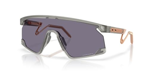 Oakley Man Sunglasses Transparent Grey Ink Frame, Prizm Grey Lenses, 39MM
