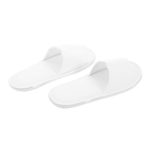 FOYTOKI Hotel Slippers for Women 5 Pack Soft Spa Sleepers Open Toes for Indoor Use