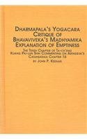 Buy Dharmapala's Yogacara Critique of Bhavaviveka's Madhyamika Explanation of Emptiness: The Tenth Chapter of Ta-ch'eng Kuang Pai-lun Shih Commenting on ... 16 (STUDIES IN ASIAN THOUGHT AND RELIGION) — BookShops.in