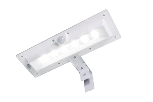 Touch Of ECO Nitebrite Solar LED Motion Detector Sensor Utility Security Outdoor Accent Lights -Automatic On/Off Weather Resistant Mount to Gutter or Fence 2 Pack