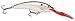 Rapala Deep Tail Dancer 11 Fishing lure, 4.375-Inch, Bleeding Pearl