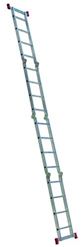 Escada Articulada 4x4 com 16 Degraus de Alumínio, BOTAFOGO, ESC0293