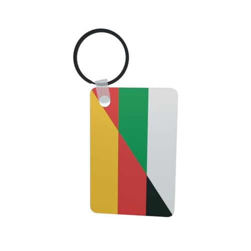 U24 Porte-clés Bulgarie Allemagne en aluminium 50 x 47 mm