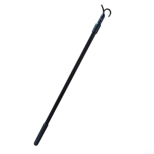 Gdfnmogo Verstellbare Dachfensteröffnerstange, 30–60 cm, Verlängerungsstange aus Aluminiumlegierung mit Haken für hohe Fenster und Luke, leichter Teleskopgriff