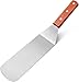 New Star Foodservice 36336 Wood Handle Flexible Grill Turner/Spatula, 14.5-Inch