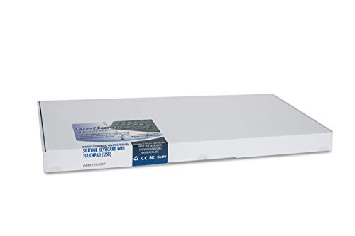 Wetkeys "Touchpad Plus Professional-Grade Rigid Silicone Waterproof Keyboard With Touchpad (Usb) (Black) | Kbwkrc106T-Bk #TOP5