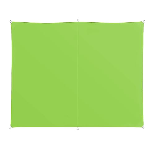 Toldo exterior para terraza y jardin rectangular 4x5.5 m impermeable color verde tierno 2