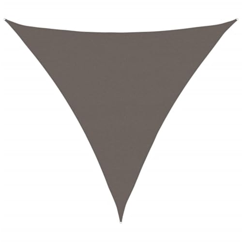 Voile d'ombrage triangulaire anthracite 6x6x6 m pour balcon et extérieur - 2