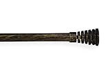 Barra cortina de metal ideal para telas de peso ligero y medio.