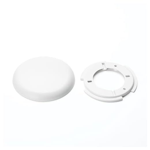 ORION LIGHTSTYLE Extra Flache Abdeckung Verteilerdose PVC weiß Baldachin Deckendose Abschluss, rund, 100mm