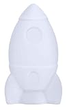 Bigben Sound btlsdino – Enceinte Wireless Lumineux en Forme de fusée (Bluetooth, MP3, USB) Multicolore