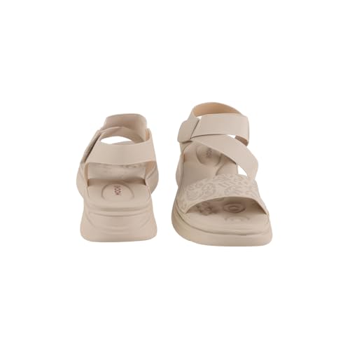 Image of Mochi Women's Synthetic Comfortable Walking Sandal with Floral Strap