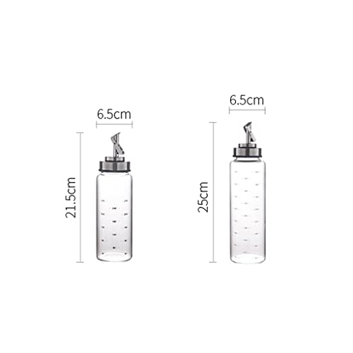 Botella de aceite de vidrio RJJ de 500ml (pack de 2) para cocina doméstica 3
