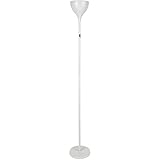 Brightech - SKY Elite LED Torchiere Floor Lamp - Dimmable Super Bright 20-Watt LED - Warm White Color - Sleek White Finish