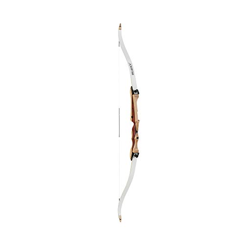 Bear Archery Bullseye X Recurve 24 Lb Youth Bow - 54", White/Brown #TOP2